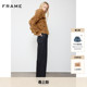 毛衣上衣 FRAME女士宽松复古翻领针织开衫 2026早春新款