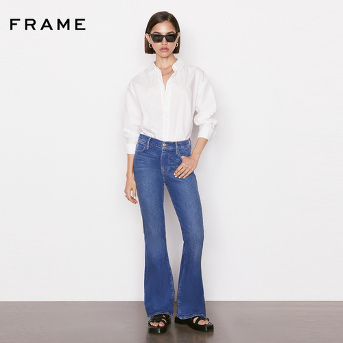 牛仔裤FRAMEDENIM女高腰喇叭