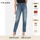 FRAME女士直筒挺括牛仔裤 复古 MEC