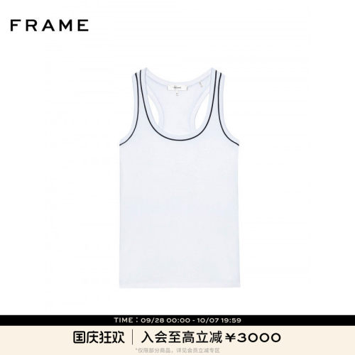 【春夏新品】FRAME女士休闲工字背心内搭外穿基础打底无袖