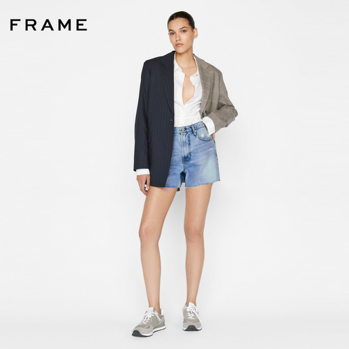 FRAME高腰牛仔短裤女式春秋款女装
