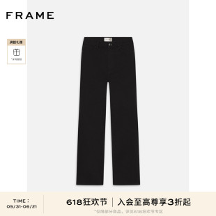FRAME女士高腰高弹直筒牛仔裤 SLEEK STRAIGHT