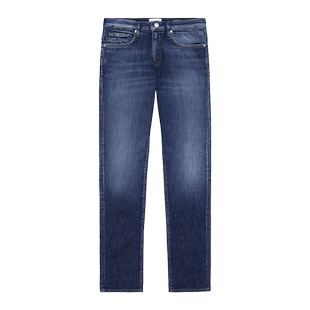 FRAME男士深蓝色直筒水洗牛仔裤美式HOMME SLIM