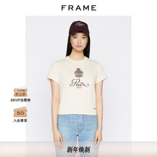 女装 FRAME圆领短袖 款 Paris春季 T恤女丽兹酒店Ritz