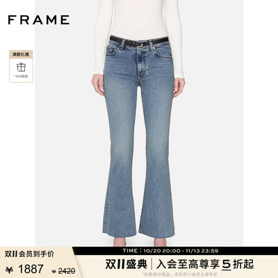 FRAME女士高弹气质微喇牛仔裤喇叭裤 THE ICON