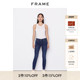 铅笔裤 休闲 FRAME女士深蓝色高腰高弹紧身牛仔裤 HIGH SKINNY
