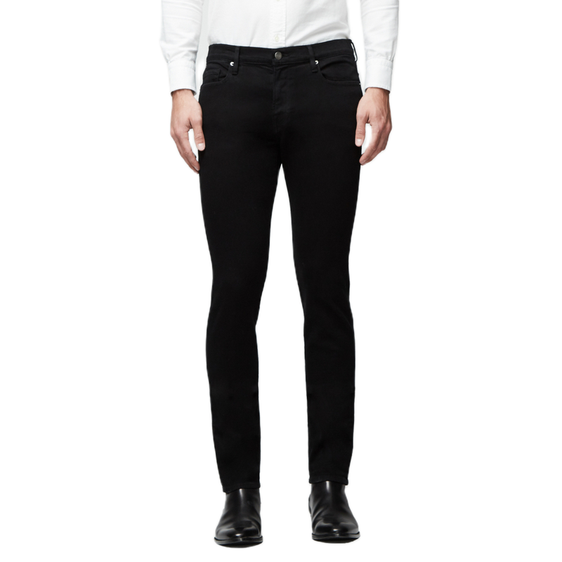 FRAME紧身中腰牛仔裤黑色L HOMME SKINNY 显瘦微弹男装春季