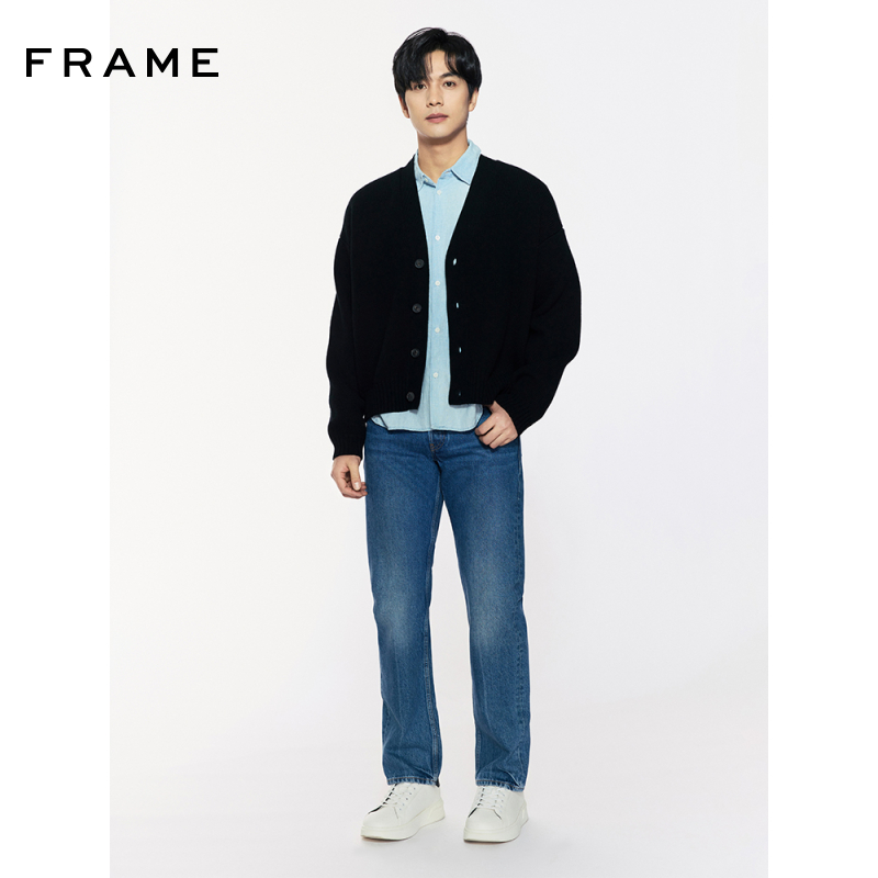 【秋冬新款】FRAME男士宽松直筒牛仔裤THE STRAIGHT