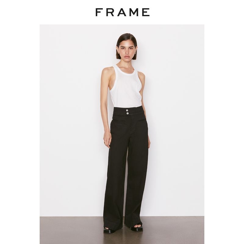 FRAMEDENIM女高腰喇叭牛仔裤