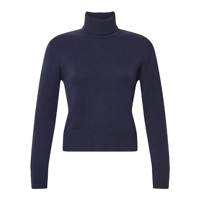 当然羊绒毛衣frame高领