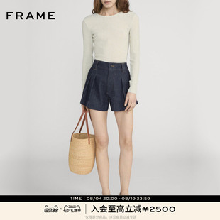 【春夏新品】FRAME女士直筒宽松牛仔裤THE STRUCTURAL SHORT