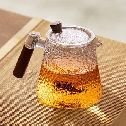 茶壶玻璃泡茶壶家用加厚茶具茶水分离杯专用办公室茶壶一人用水壶