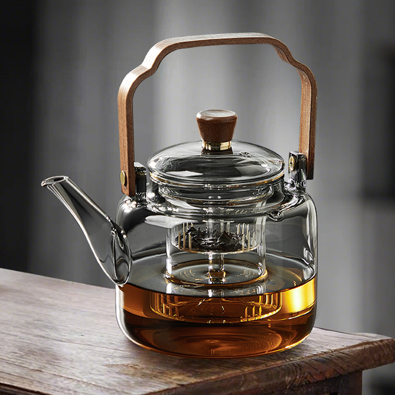 玻璃煮茶壶可明火电陶炉2025新款耐高温提梁烧水壶电陶炉煮茶套装