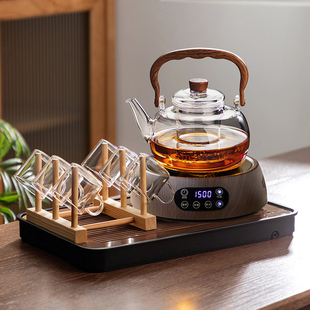 煮茶壶套装 烧水专用玻璃茶壶耐高温煮茶器 2025新款 电陶炉茶具套装