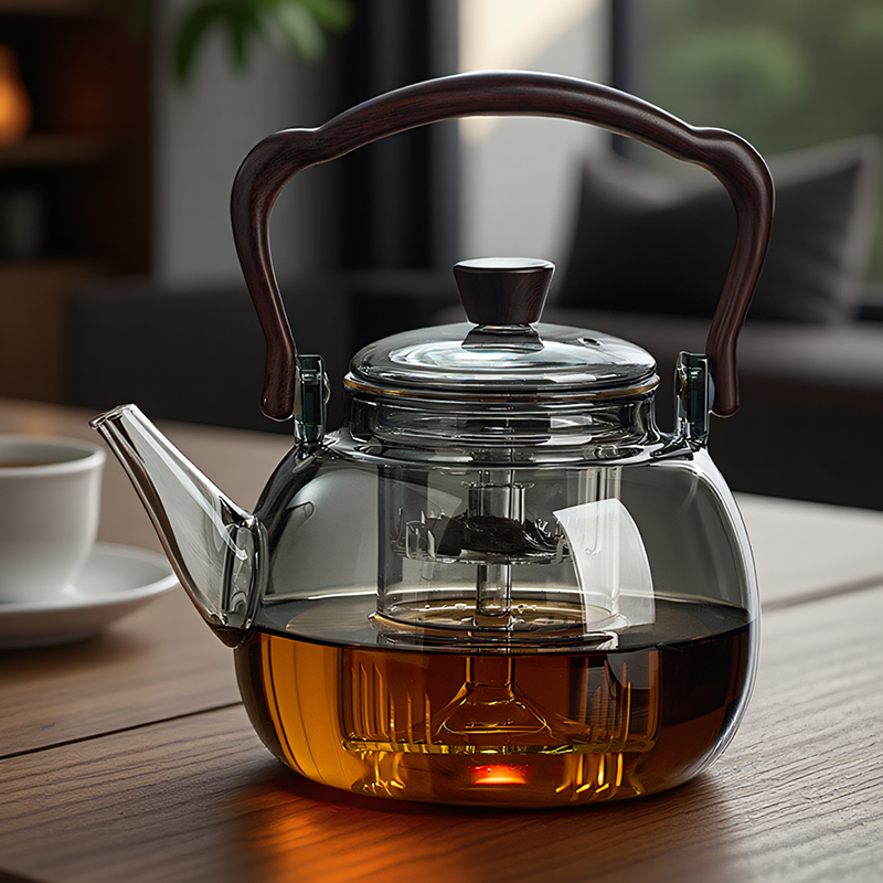 【店铺热销新款】耐高温蒸煮茶壶
