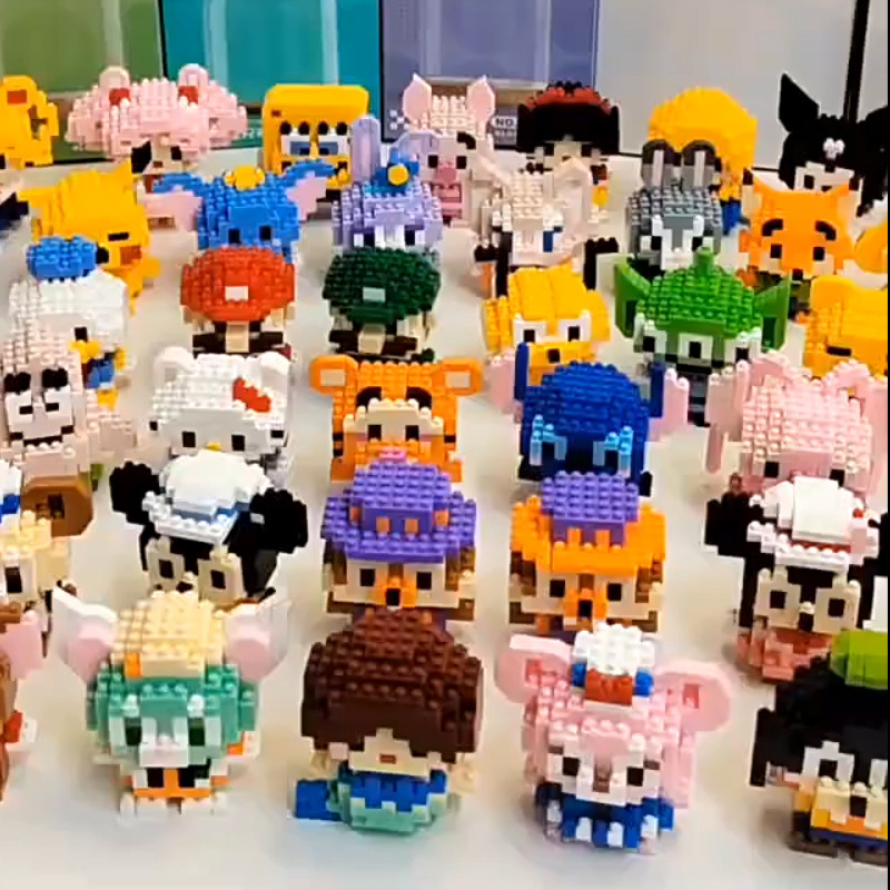 积木盲盒小颗粒儿童玩具