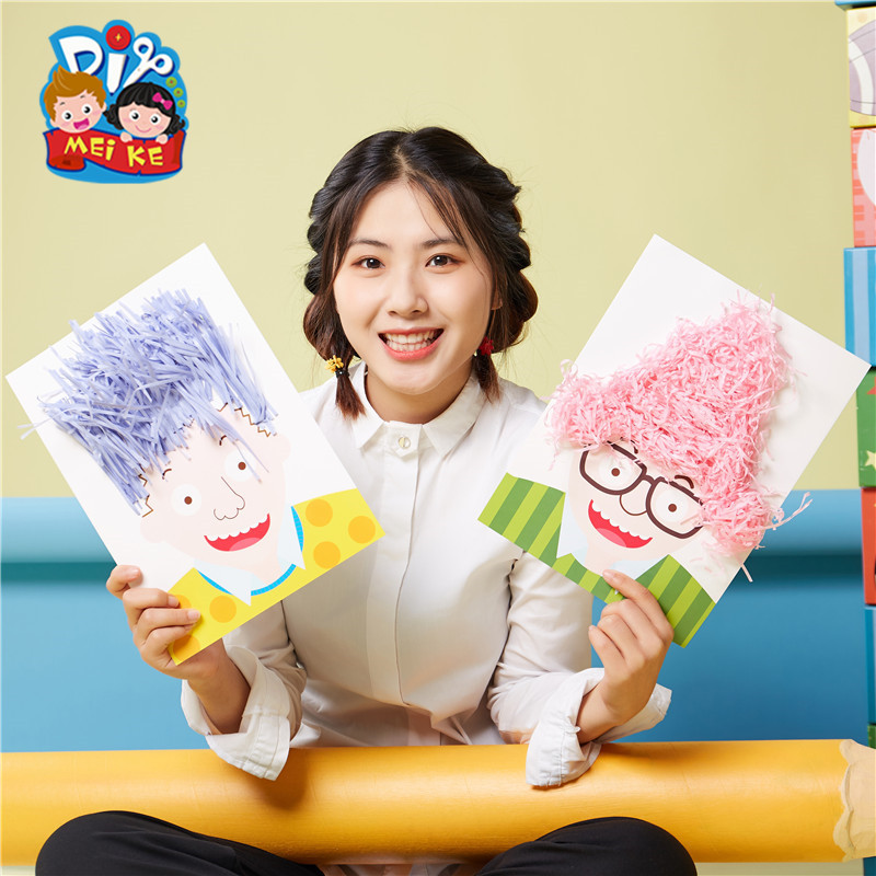 父亲节DIY妈妈发型玩具礼