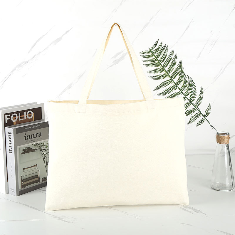 现货帆布袋单肩手提购物包