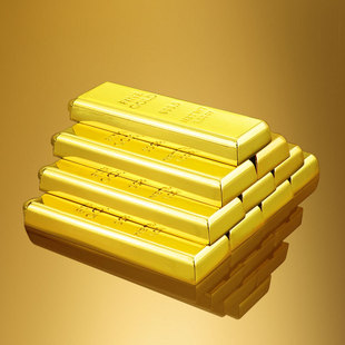 创意仿真金条钥匙扣定制电商小礼品足金砖钥匙扣挂件可印LOGO