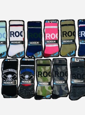 ROGUE运动健身袜深蹲硬拉CrossFit爬绳举重训练跑步篮球袜SKYLINE