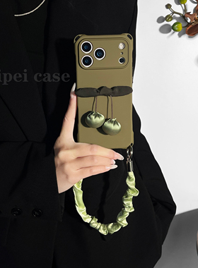 低调有质感~mate60pro挂绳手机壳四角带孔17Promax适用iPhone苹果16plus小米15/14华为pura70/80斜挎手提小众