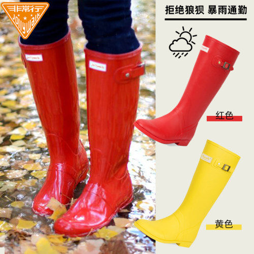 jollywalk非常行橡胶雨鞋欧美