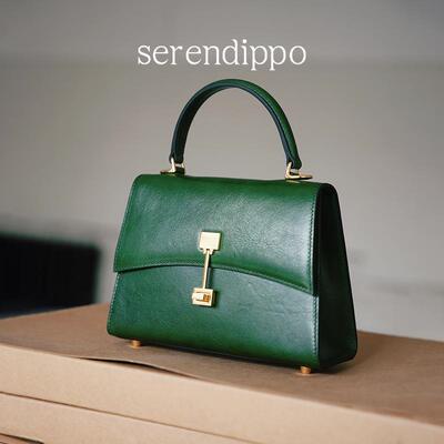 voila绿色中号轻奢小众高级