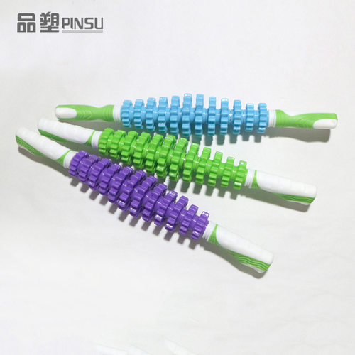 肌肉放松滚轴狼牙棒滚轮腿部按器瘦腿神器健身泡沫轴器材筋膜棒
