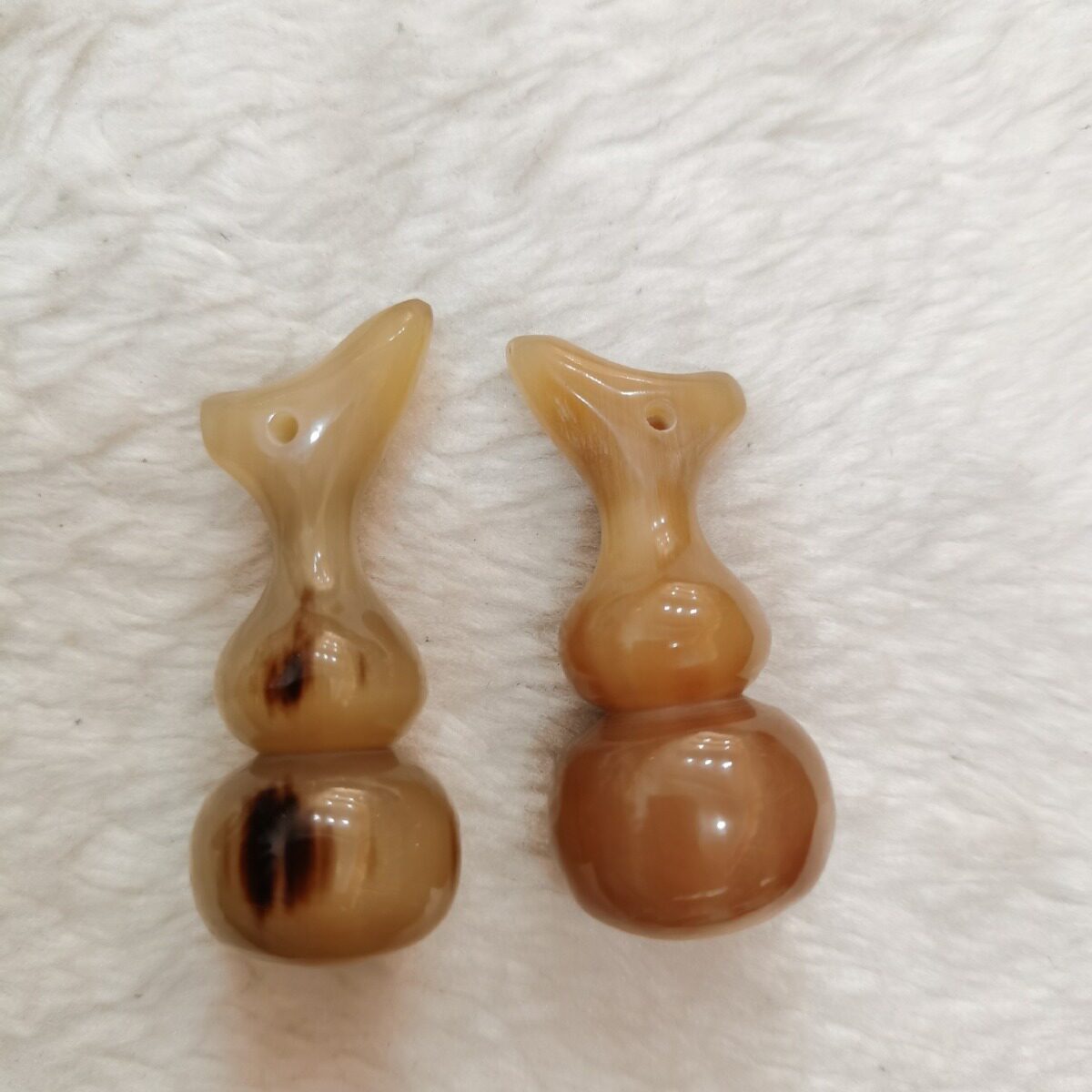 源头厂家牦牛角葫芦挂件摆件加工饰品首饰车挂工艺礼品