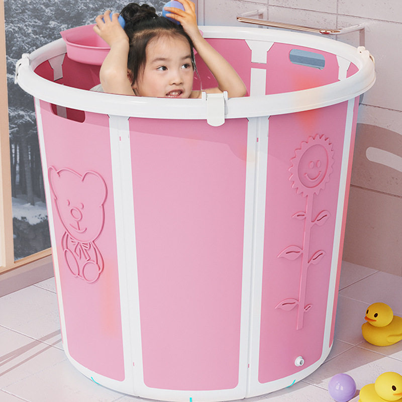 婴儿洗澡盆儿童坐躺大号浴盆加厚宝宝沐浴桶家用浴桶厂家包邮