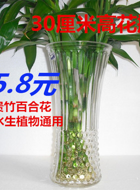 简约玻璃透明摆件客厅富