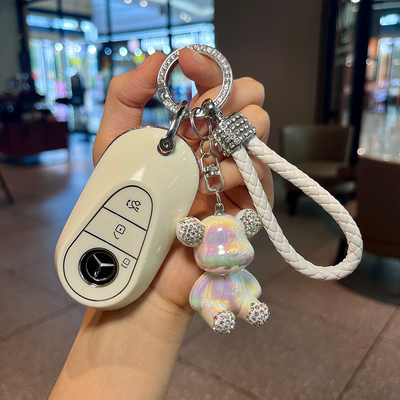 2022款奔驰S级钥匙套专用S400L/S450L/S500L保护车扣壳全包高档新