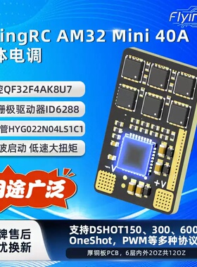 FlyingRC Mini ESC 40A V1 32位单体电调 航模 车用 船用等