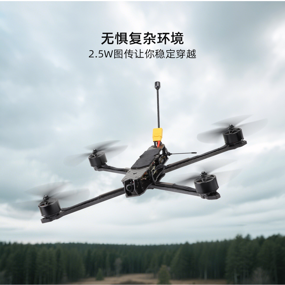 化骨龙 HGLRC MY10 10寸  FPV 长续航穿越机3215 电机 2.5w 图传