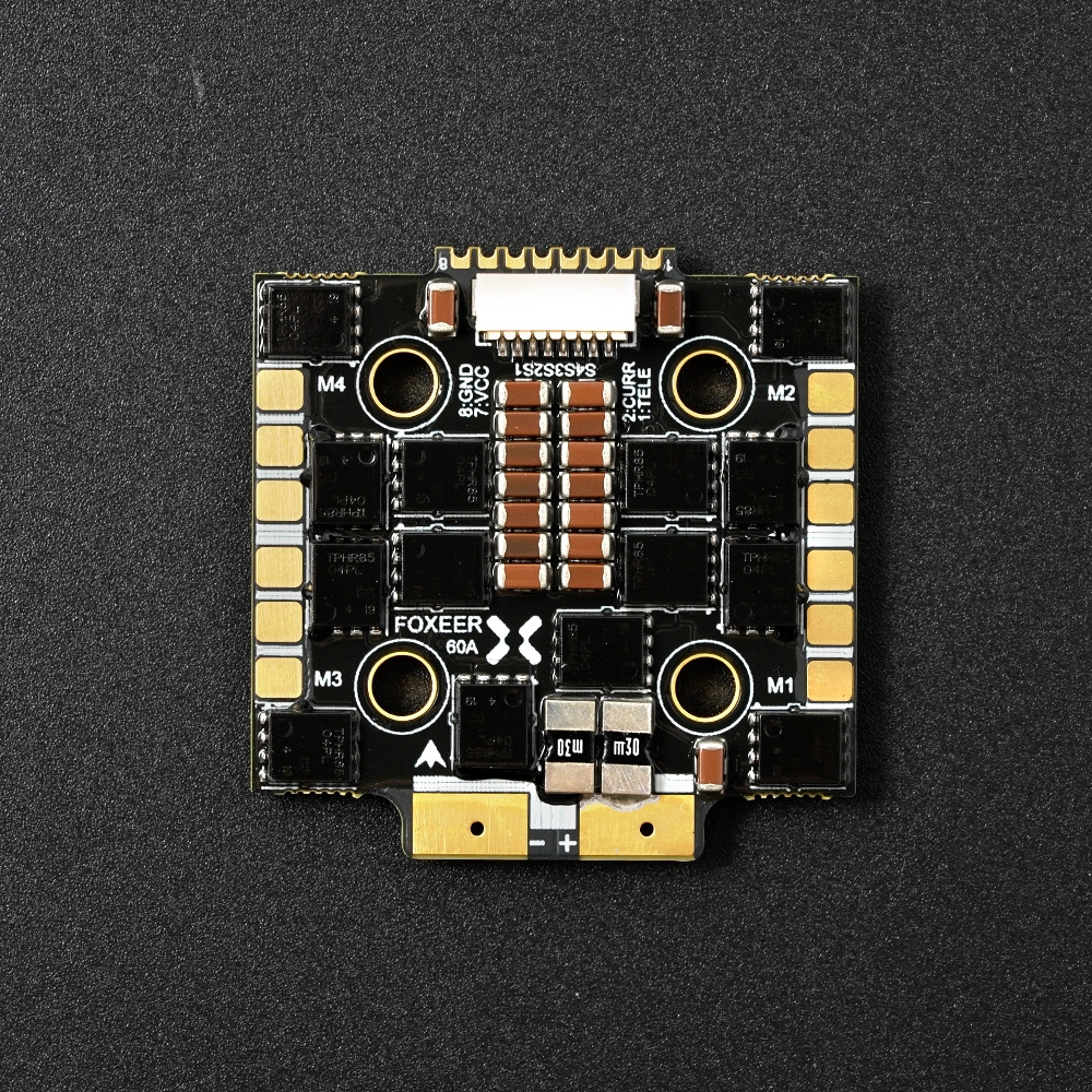 FOXEER 60A迷你电调 F4 四合一 BL32位128k 3-8s FPV不丢步无失误