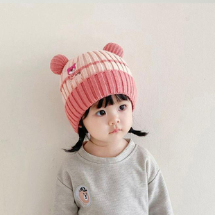 宝宝帽子6到12个月女宝超好看洋气时髦外出冬季小月龄一岁婴儿男