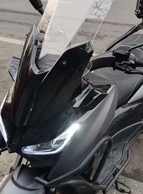 适用天鹰TX直线加高改装风挡透明5.6厚\灰色透4.5进口板材