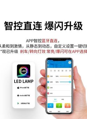适用火蛇小牛NSTciti/NSTsport专用同源品质NST炫彩app可调尾灯改