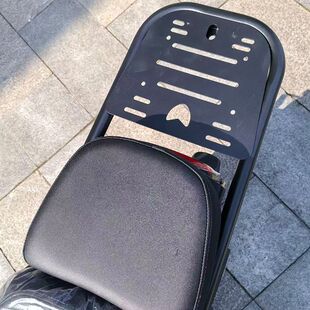 适用适配雅迪白鲨二代60 80尾架后备箱架后座尾箱架储物箱货架外