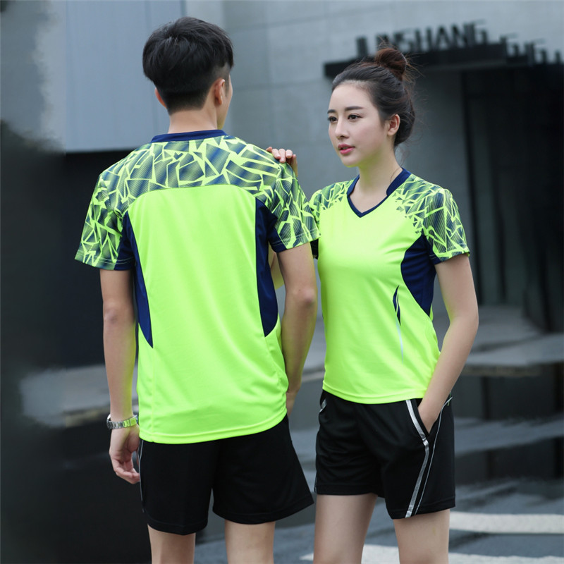 羽毛球服情侣吸汗队服比赛跑步