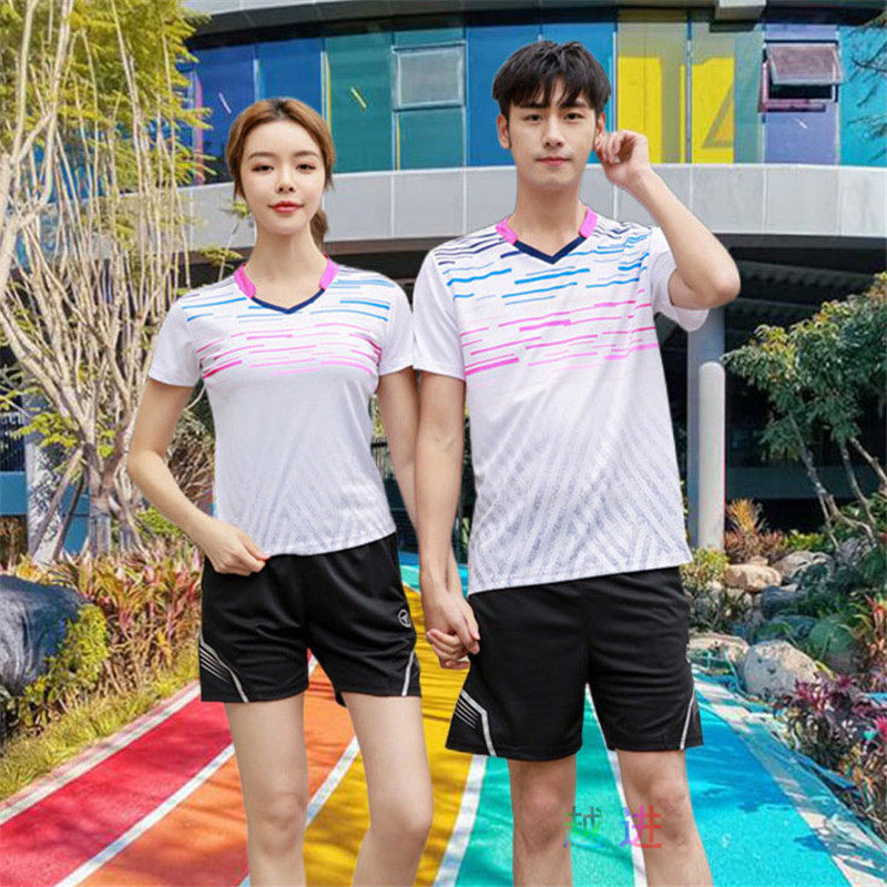 羽毛球服健身衣裤情侣套装男女