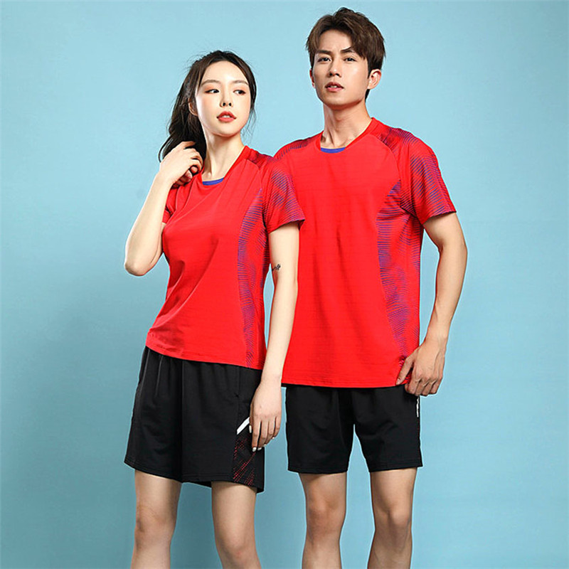 羽毛球服运动套装男女夏季