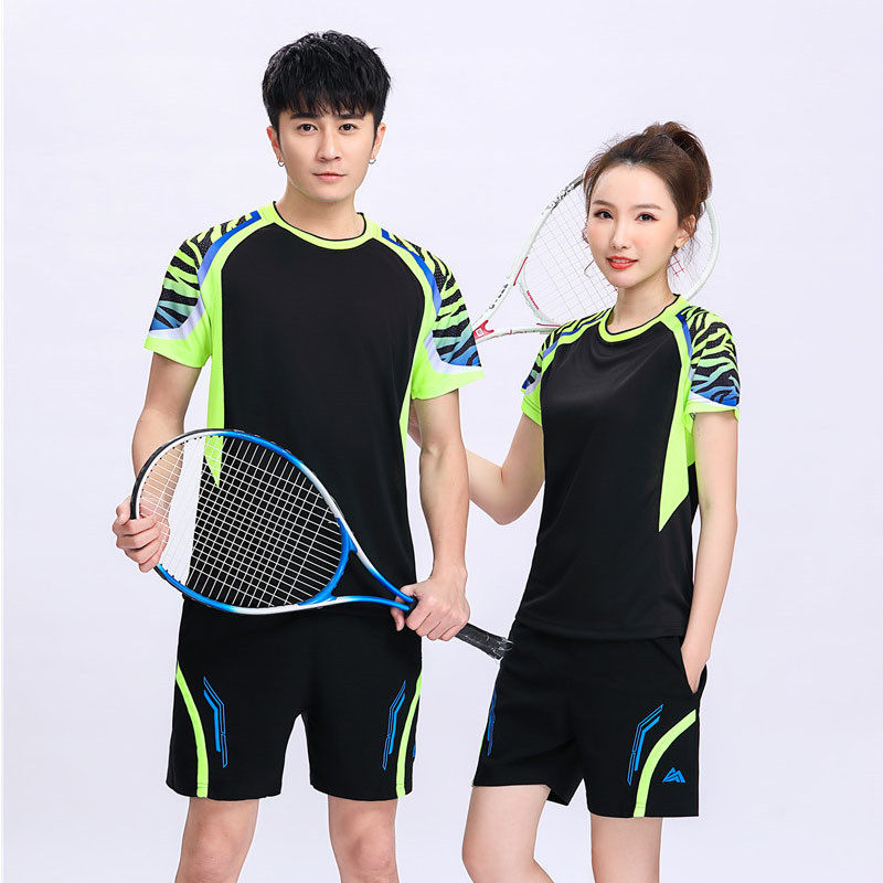 羽毛球服男女夏速干比赛排球训练