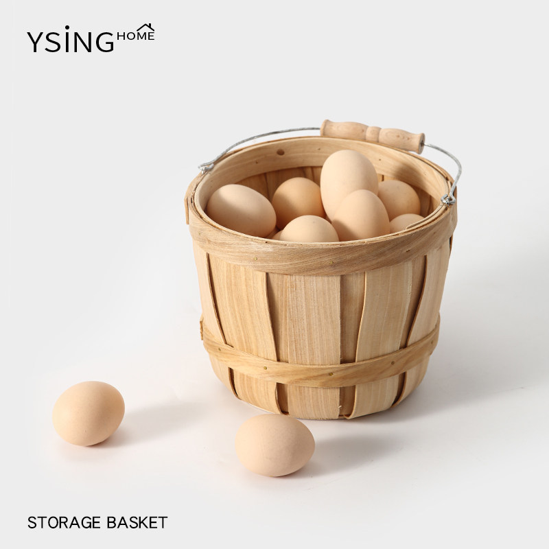 鸡蛋收纳篮可手提家用桌面手工编织收纳筐高级感田园风厨房置物篮,收纳整理,收纳筐,淘宝优惠券,粉丝福利购,淘宝优惠卷