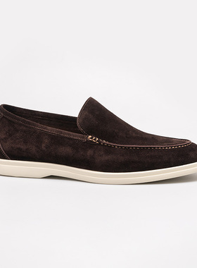 Notations2.0楦男士老钱风半里衬胎牛绒夏季舒适百搭休闲乐福皮鞋