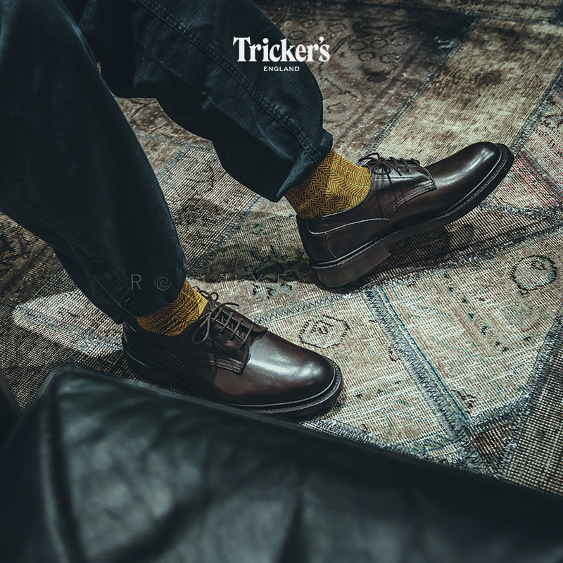 英国Tricker’s手工德比皮鞋英伦