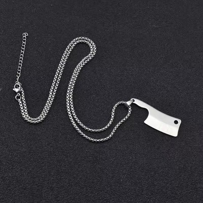新款迷你菜刀吊坠项链