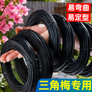 绑扎三角梅绿植造型铝丝盆景专用吕丝压枝固定线植物铝线绑花铁丝