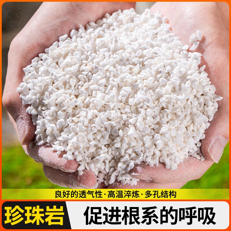 河沙园艺土粒珍珠育苗粗兰花岩植料沙子土花肥蛭石颗粒沙种植营养