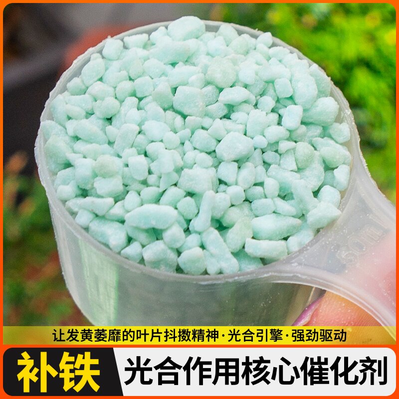 盆栽亚花卉植物肥料铁通用补铁花专用水溶肥营养花肥养型硫酸喜酸